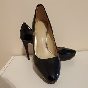 Coach Black Patent Leather Heels